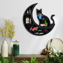 Wallity MEH136 Accesorio decorativo de pared en madera negra